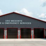 Finished Oro-Medonte fire station exterior